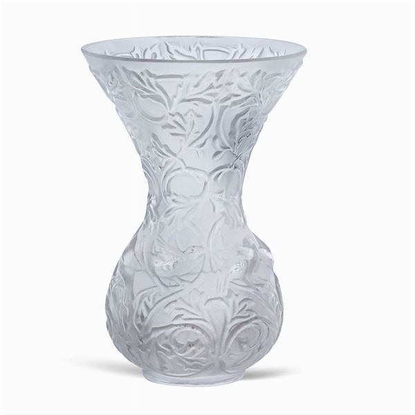 Lalique, crystal vase
