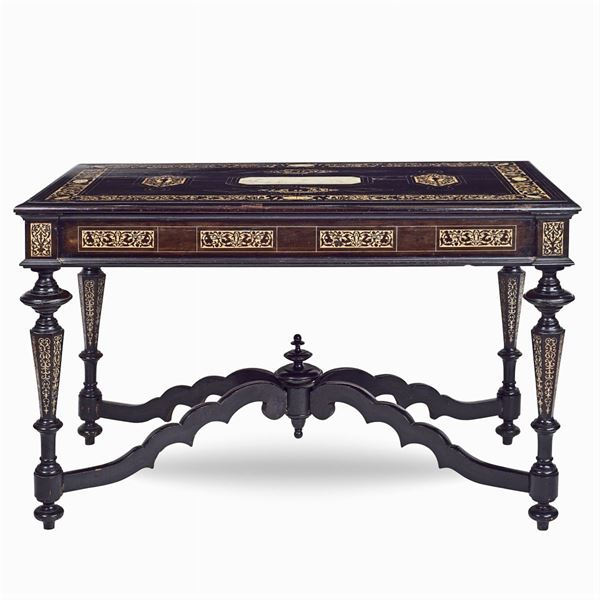 Ivory and Ebony table