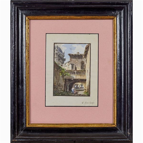Federico Moja : Federico Moja  (Milano 1802 - Dolo 1885)  - Asta FINE ART DA UNA PRESTIGIOSA DIMORA UMBRA  - Colasanti Casa d'Aste