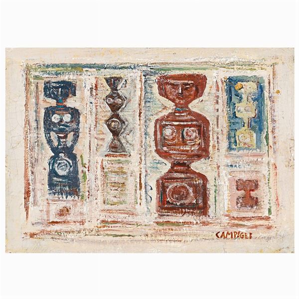 Massimo Campigli : Massimo Campigli  (Berlino 1895 - Saint-Tropez 1971)  - Auction MODERN & CONTEMPORARY ART - I - Colasanti Casa d'Aste