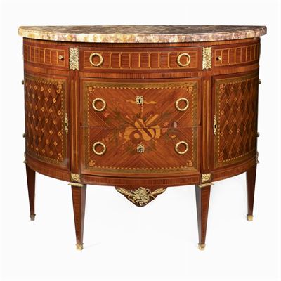 Credenza Demilune in Legni Vari
