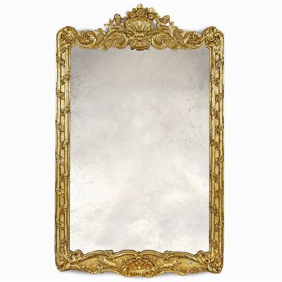 Specchiera in Legno Dorato