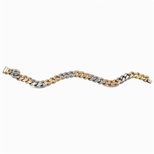 Bulgari, rose gold and platinum bracelet