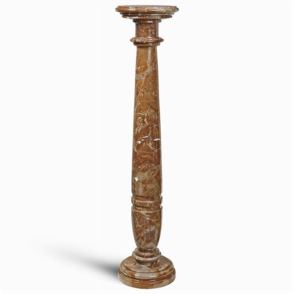 Alicante red marble column
