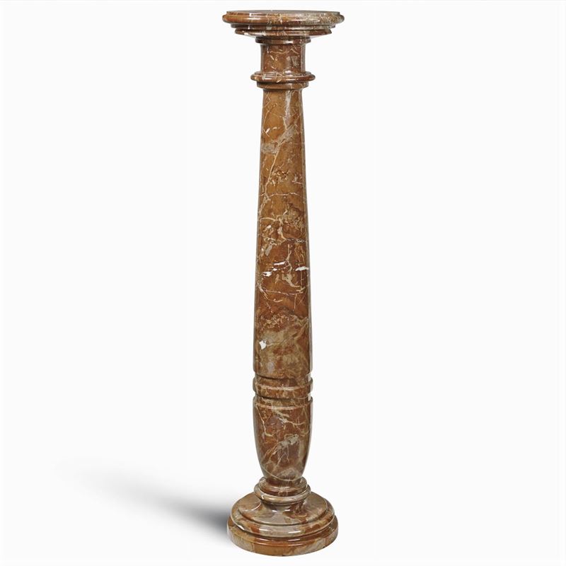 Colonna in Marmo Rosso Alicante
