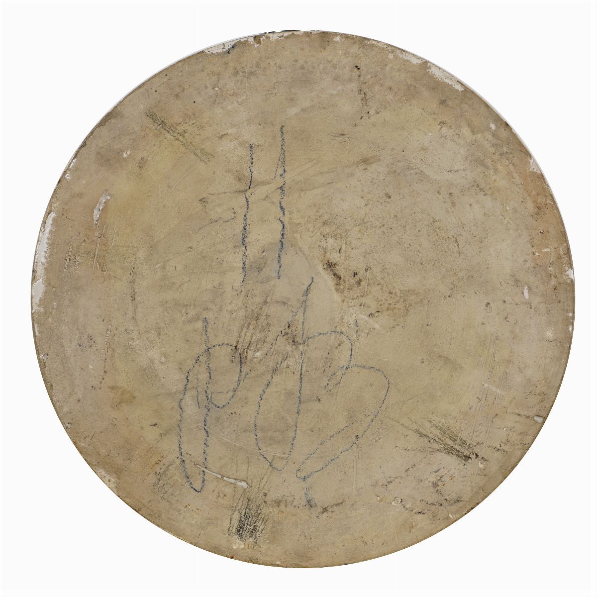 Coppia di Placche Circolari in Maiolica Castelli