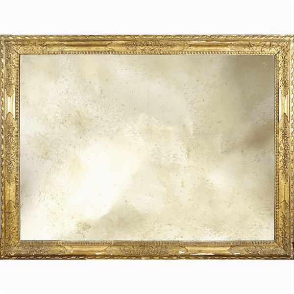 Gilt wood mirror