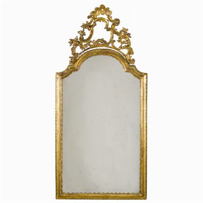 Specchiera in Legno Dorato