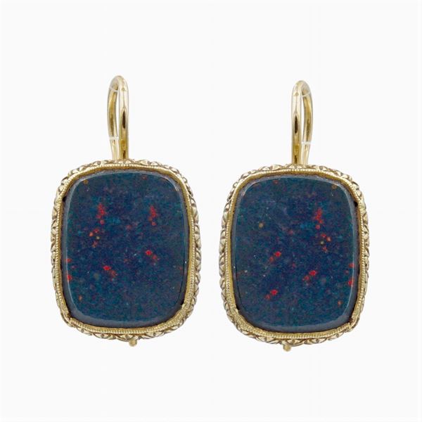 Orecchini a monachina in oro giallo 18kt