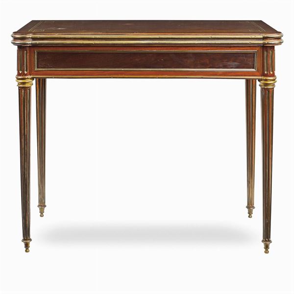 Mahogany game table