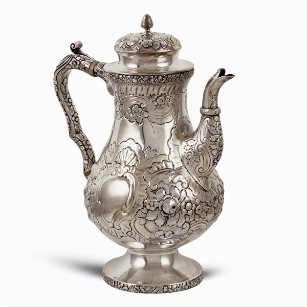 Silver coffee pot
