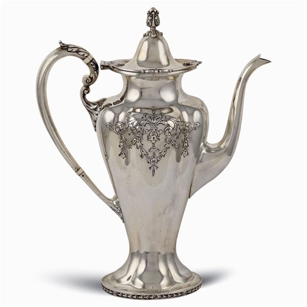 Silver coffee pot