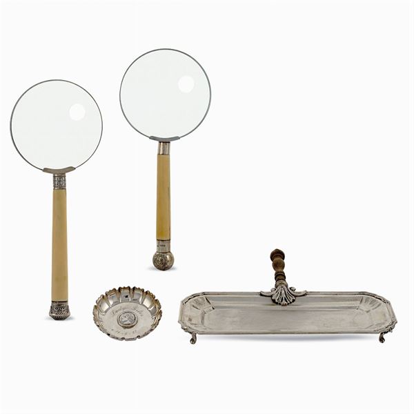 Silver bureau set (4)