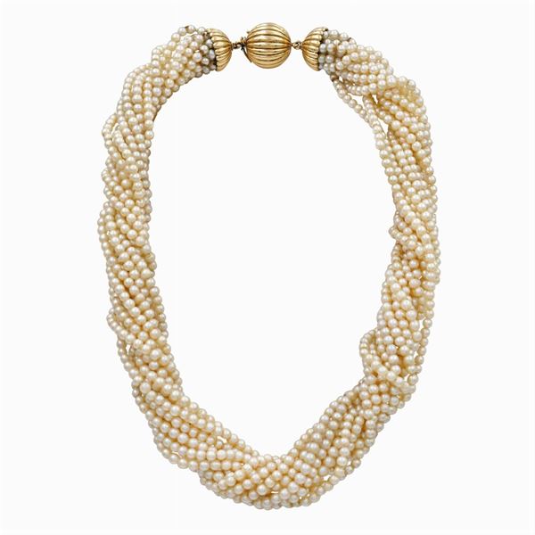 Pearls torchon collier