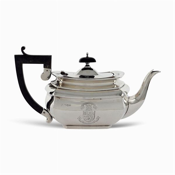 Silver teapot