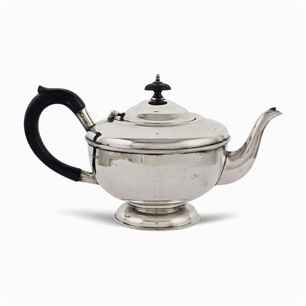 Silver teapot
