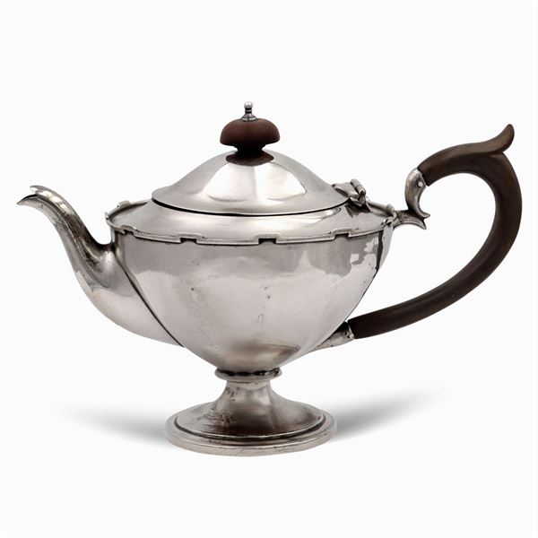 Silver teapot