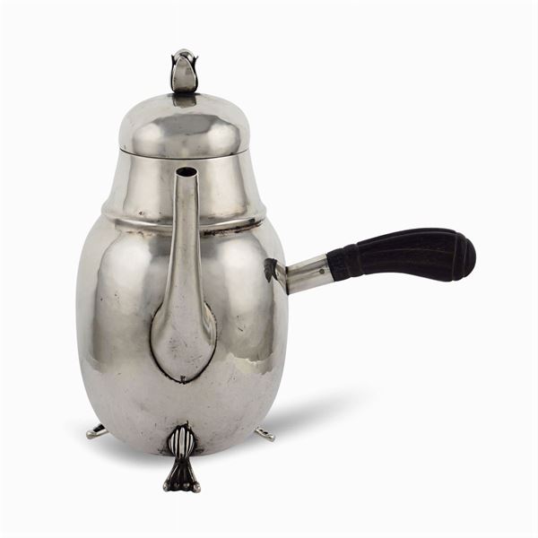 Silver chocolate pot