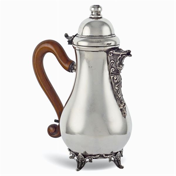Caffettiera in argento  (Italia, XX Sec.)  - Asta ARGENTI & L'ARTE DELLA TAVOLA - III - Colasanti Casa d'Aste
