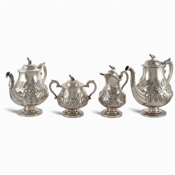 Silver tea and coffee service