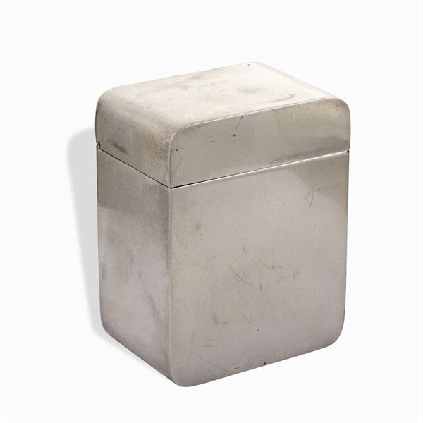 Silver rectangular box