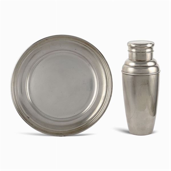 Group of silver objects (2)  (Italy, 20th century)  - Auction FINE SILVER & THE ART OF THE TABLE - III - Colasanti Casa d'Aste