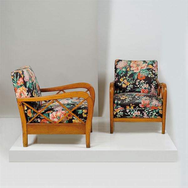 Paolo Buffa : Paolo Buffa, attributed  (Italy, 50's)  - Auction DESIGN & 20TH CENTURY DECORATIVE ARTS - II - II - Colasanti Casa d'Aste
