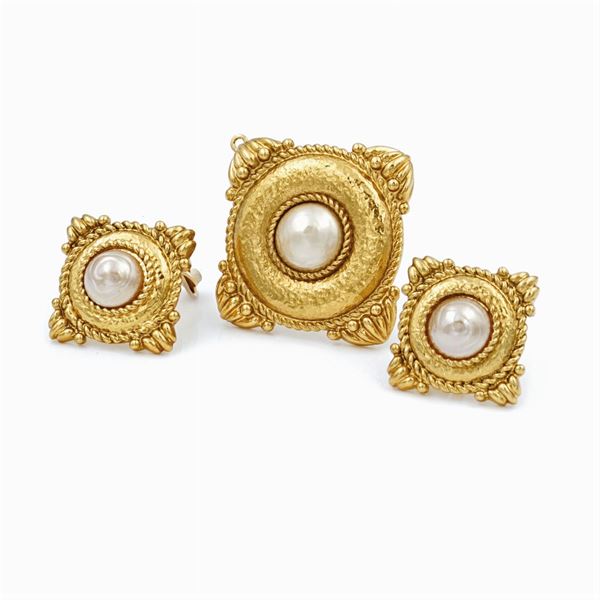 Yves Saint Laurent, parure bijou vintage