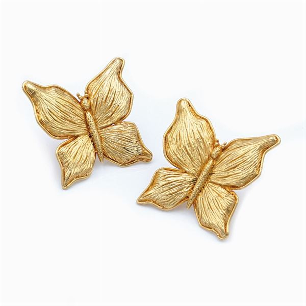 Sonia Rykiel, two bijou vintage butterfly brooches