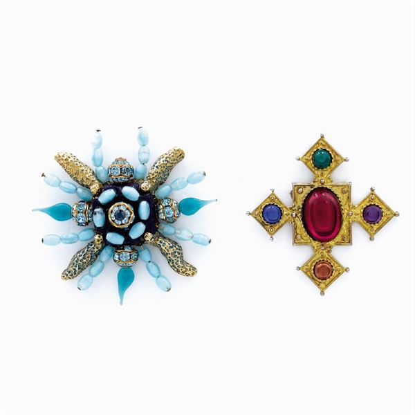 Due spille bijoux vintage
