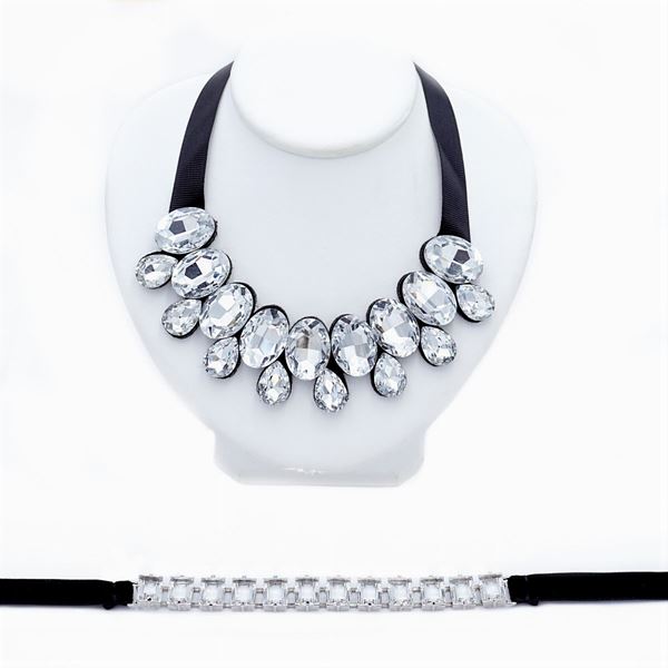 Collier de chien e cinta bijou vintage