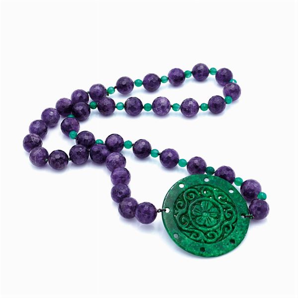 Amethyst necklace