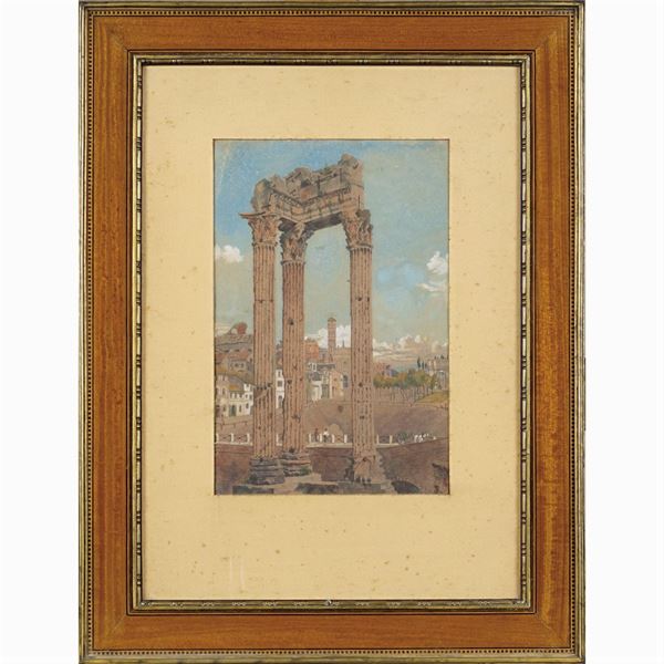 Italian painter  (19th century)  - Auction OLD MASTER AND 19TH CENTURY PAINTINGS - I - Colasanti Casa d'Aste