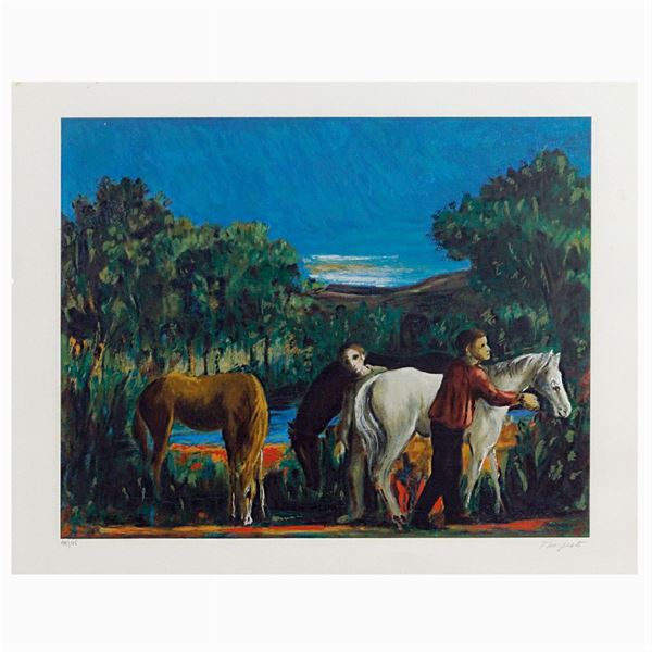 Domenico Purificato : Domenico Purificato  (Fondi 1915 - Roma 1984)  - Auction MODERN & CONTEMPORARY ART - I - Colasanti Casa d'Aste