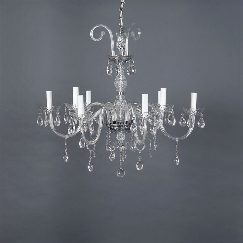Lampadario in Cristallo Swarovski a Nove Luci