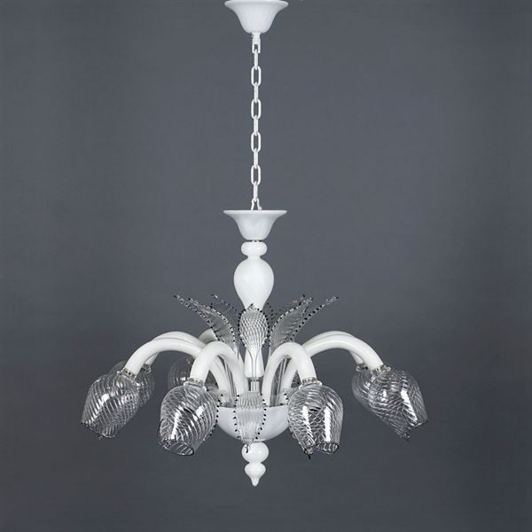 Lampada a sospensione  (XX Sec.)  - Asta DESIGN & ARTI DECORATIVE DEL 900 - II - Colasanti Casa d'Aste