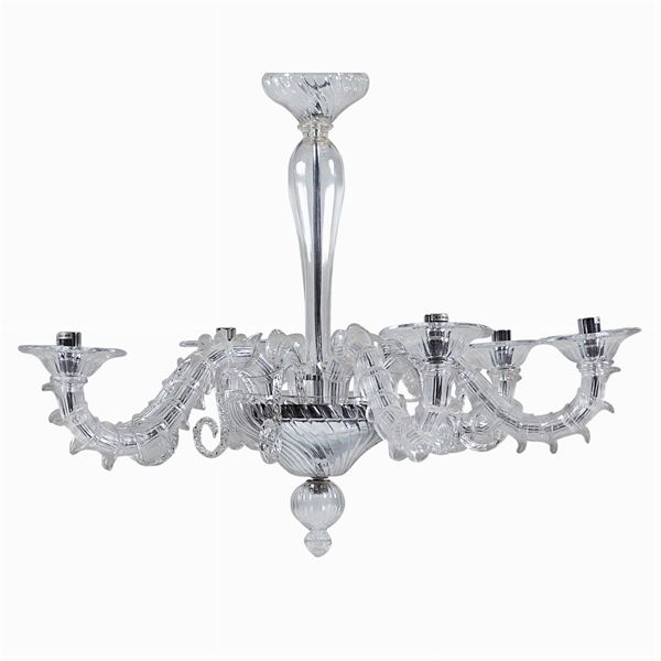 Lampadario in vetro di Murano