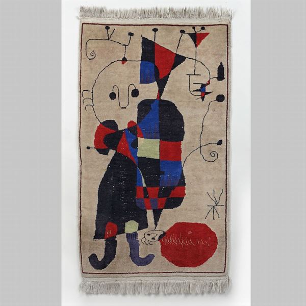 Tappeto "Omaggio a Mirò"