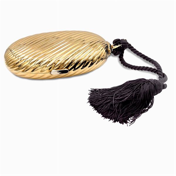 Petochi, pochette da sera in oro giallo 18kt