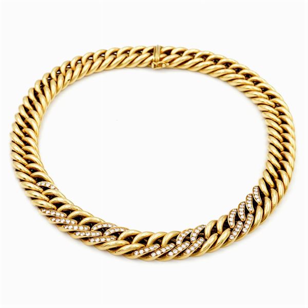 Petochi, collier in oro giallo 18kt