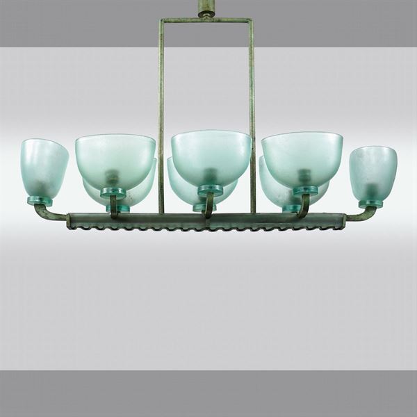Lampada a sospensione, prod. Seguso