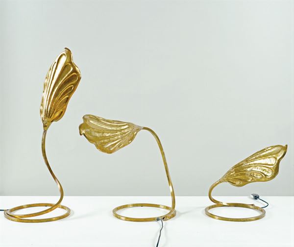Tommaso Barbi : Tommaso Barbi, tre lampade da tavolo  (Italia, anni 70)  - Asta DESIGN & ARTI DECORATIVE DEL 900 - II - Colasanti Casa d'Aste
