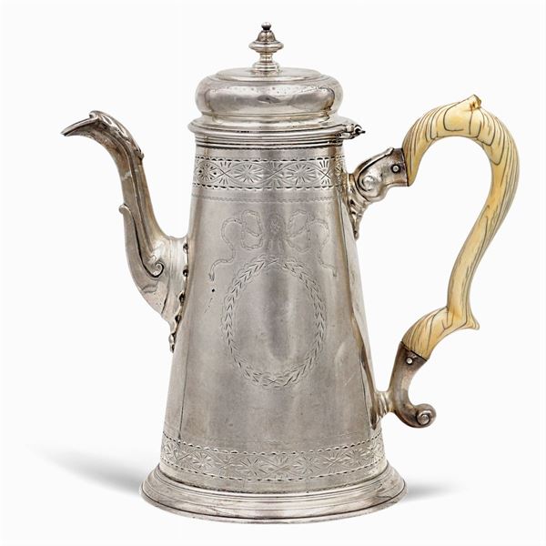 Silver coffee pot