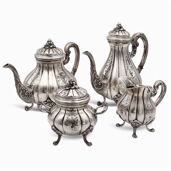 Silver tea and coffee service