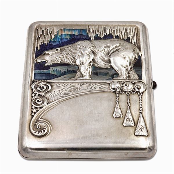 Scatola portasigarette in argento