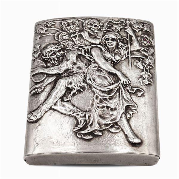 Scatola portasigarette in argento