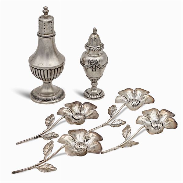 Giuseppe Succi - Group of silver objects (6)