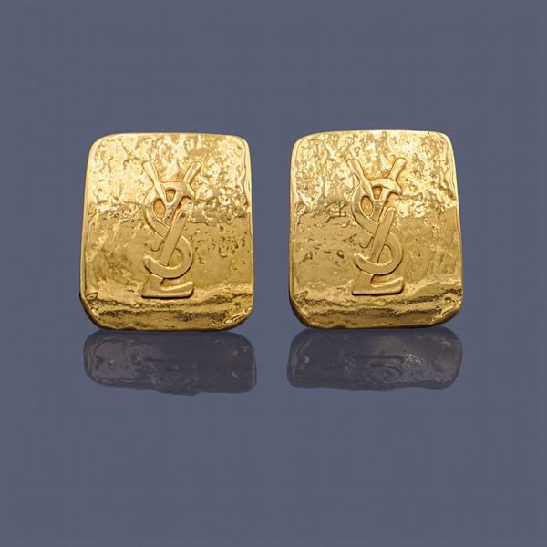 Yves Saint Laurent, vintage bijou earrings