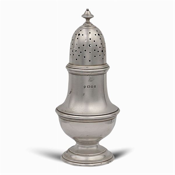 Silver sugar caster