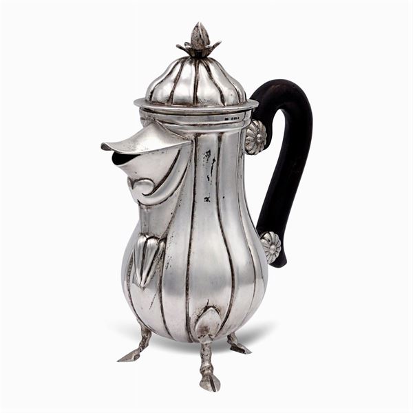 Silver egoiste coffee pot